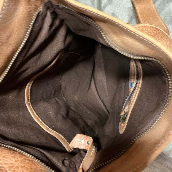 Bed Stu Howie Backpack Tan Rustic distressed leather EUC - Picture 8 of 10